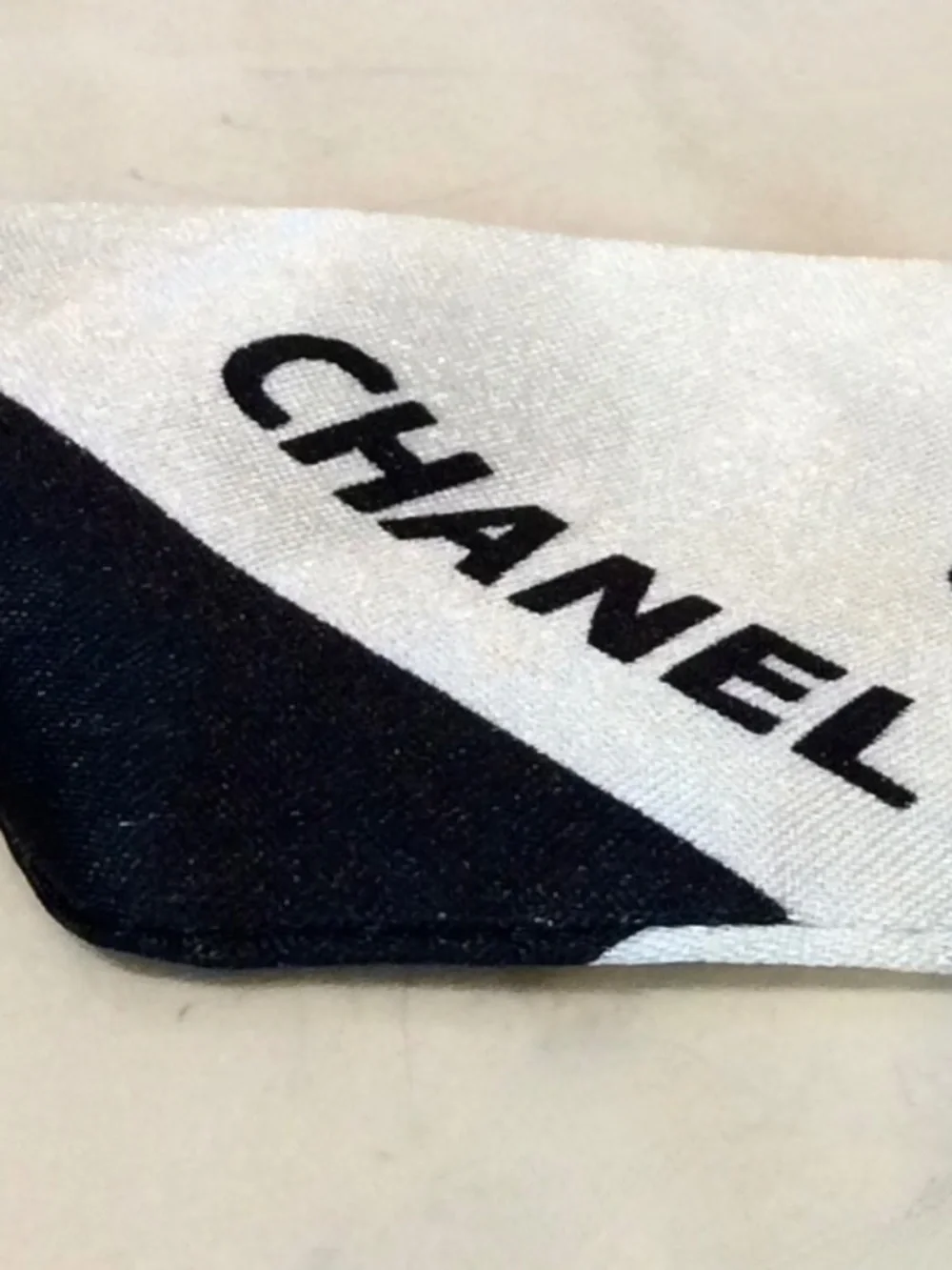 Authentic Chanel Silk Twilly Scarf
